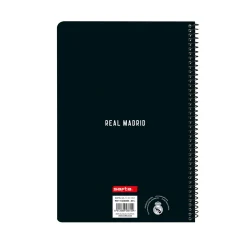 SAFTA S.A. Zurück Zur Schule|Schreibwaren|Real Madrid Notizbuch Weiß/Schwarz