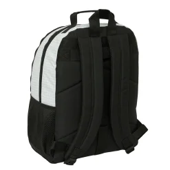 SAFTA S.A. Taschen & Reisegepäck|Zurück Zur Schule|Real Madrid Rucksack mit zwei Fächern Weiß/Schwarz