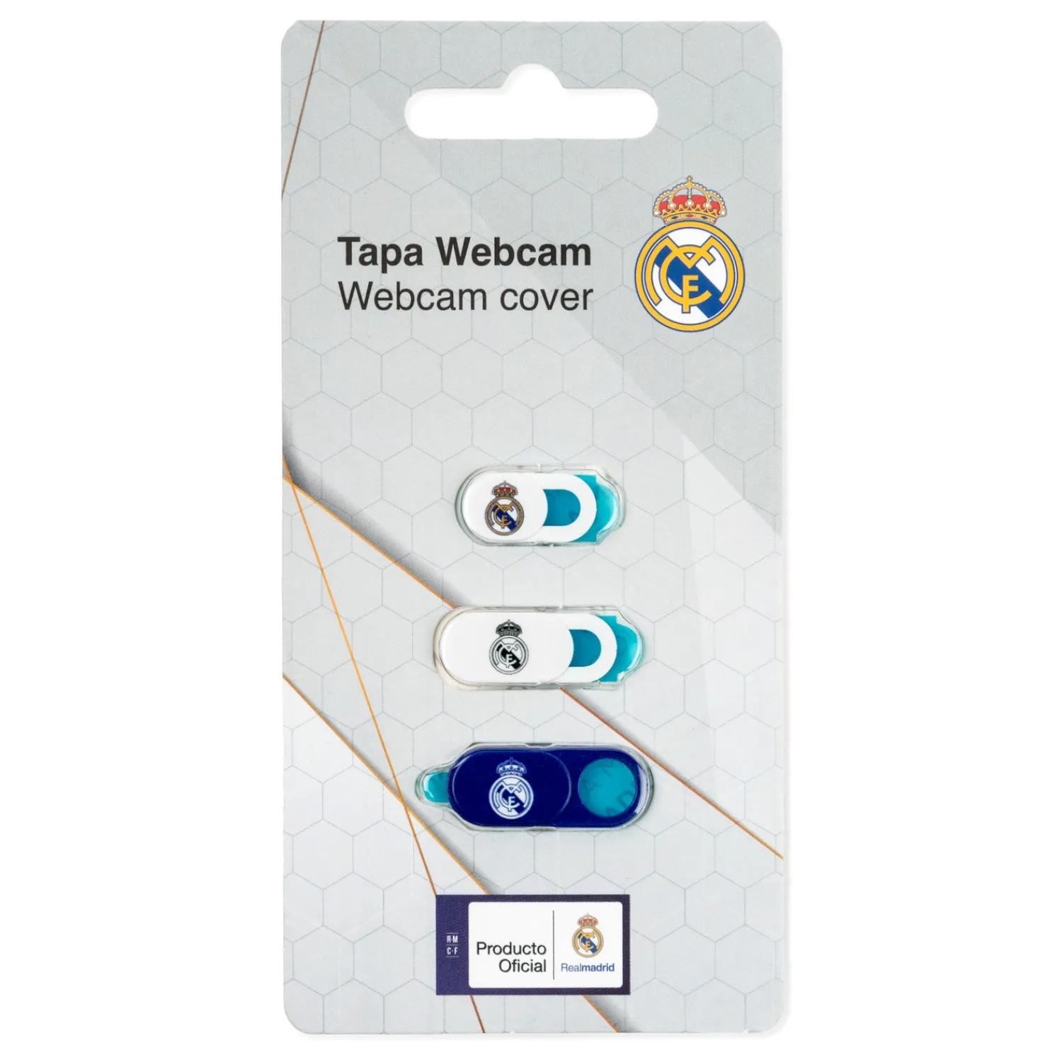 Friendly License S.L. Elektronische Geräte|Real Madrid Set 3 Webcam-Abdeckungen