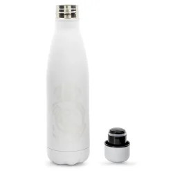 CyP Brands Evolution S.L. Zum Trinken|Real Madrid Stahlflasche mit Gummiüberzug 500ml Weiß