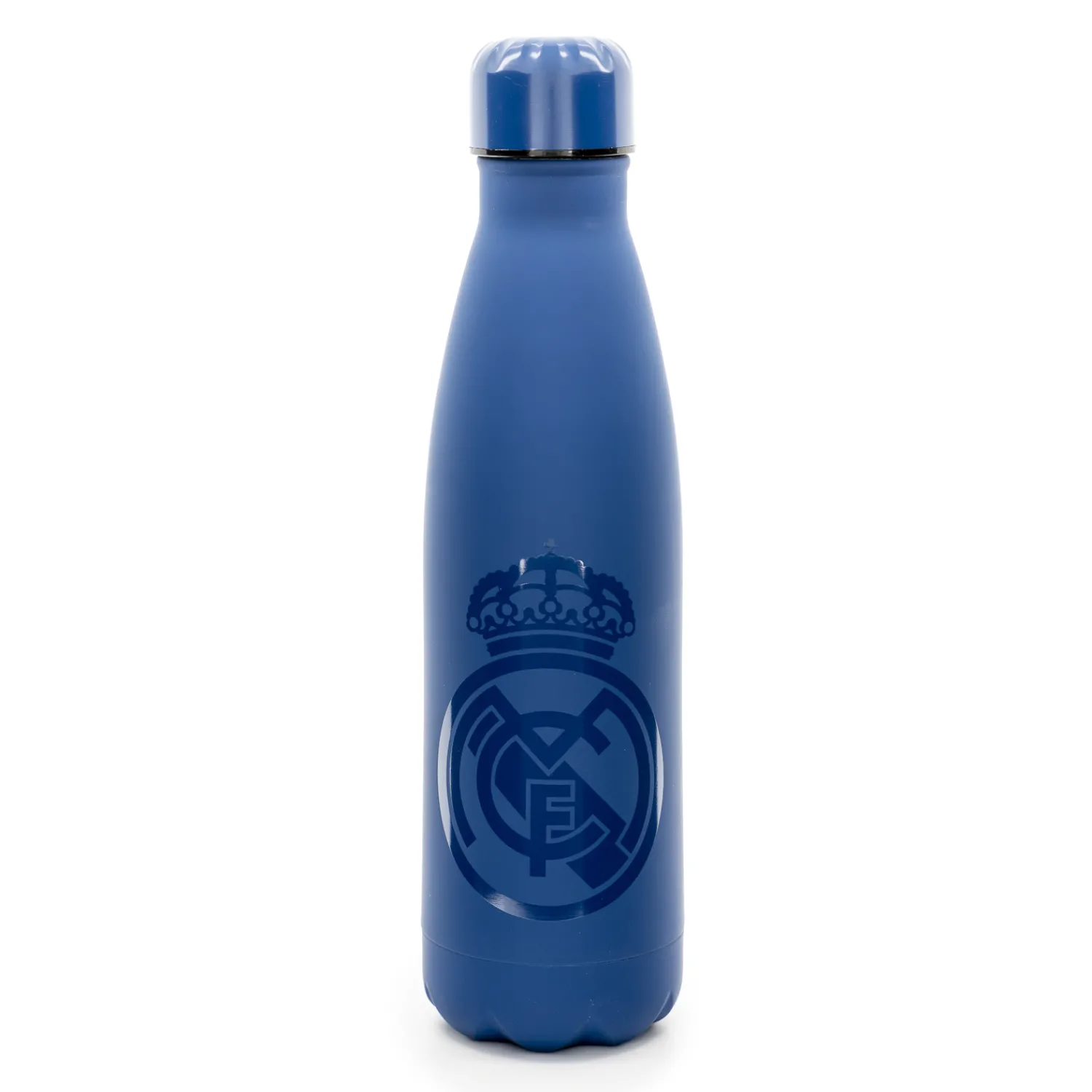 CyP Brands Evolution S.L. Zum Trinken|Real Madrid Stahlflasche mit Gummiüberzug 500ml Blau