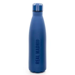 CyP Brands Evolution S.L. Zum Trinken|Real Madrid Stahlflasche mit Gummiüberzug 500ml Blau