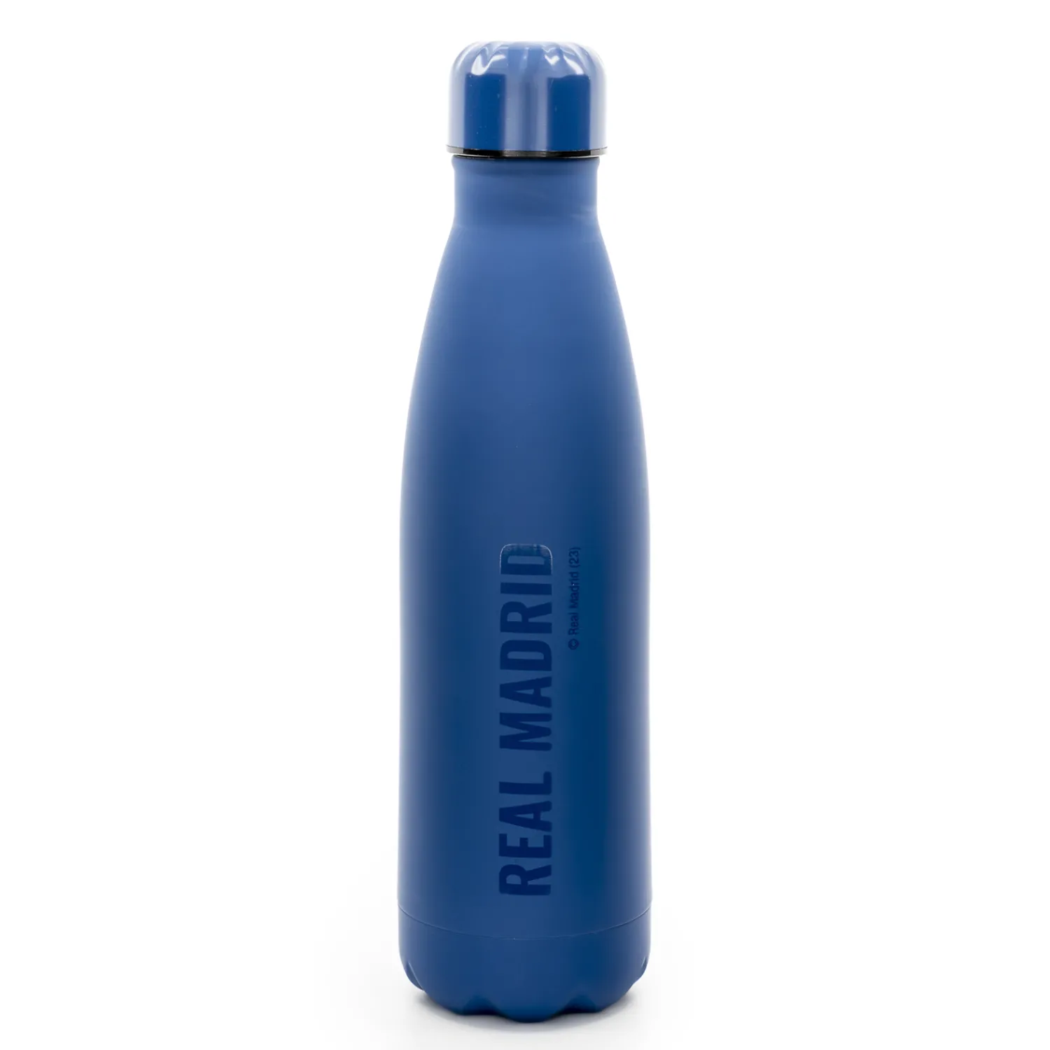 CyP Brands Evolution S.L. Zum Trinken|Real Madrid Stahlflasche mit Gummiüberzug 500ml Blau