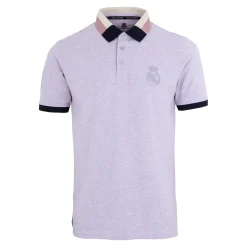 Herren Foundry Polos|Sakura Herren Poloshirt mit Block-Kragen Lila