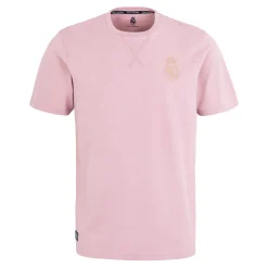 Herren Foundry T-Shirts|Sakura Unisex T-Shirt mit Kreuzausschnitt Pink