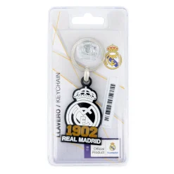 Promoestrategia, S.L. Schlüsselanhänger|Schlüsselanhänger 1902 White/Black Shield Real Madrid