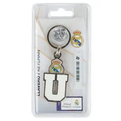 Project & Rogers Schlüsselanhänger|Schlüsselanhänger Real Madrid mit Buchstabe - U