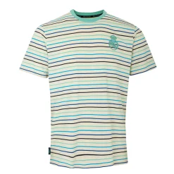 Herren Foundry T-Shirts|Sunset Festival Herren T-Shirt Thread Dyed Broken White