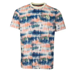 Herren Foundry T-Shirts|Sunset Festival Herren T-Shirt Knotted Dyed Multicolor