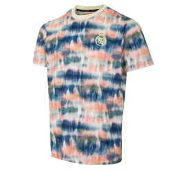 Herren Foundry T-Shirts|Sunset Festival Herren T-Shirt Knotted Dyed Multicolor