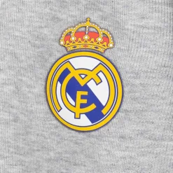 Kinder OSDM Sweatshirts|Sweatshirt Hoodie Kinder ECO Essentials Real Madrid Mantel Farbe Grau