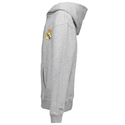 Kinder OSDM Sweatshirts|Sweatshirt Hoodie Kinder ECO Essentials Real Madrid Mantel Farbe Grau