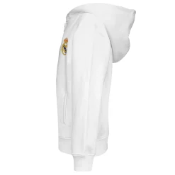Kinder OSDM Sweatshirts|Sweatshirt Hoodie Zipper Kids ECO Essentials Real Madrid Schild Weiß