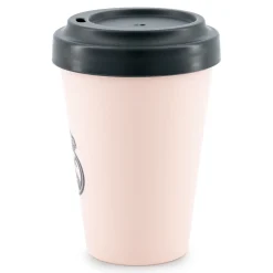 JLK Merchandising, S.L. Zum Trinken|To Go Becher 400ml mit Deckel Rosa