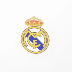 Herren OSDM Polos|Weißes Herren-Polo ECO Essentials Real Madrid Schild Farbe