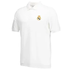 Herren OSDM Polos|Weißes Herren-Polo ECO Essentials Real Madrid Schild Farbe